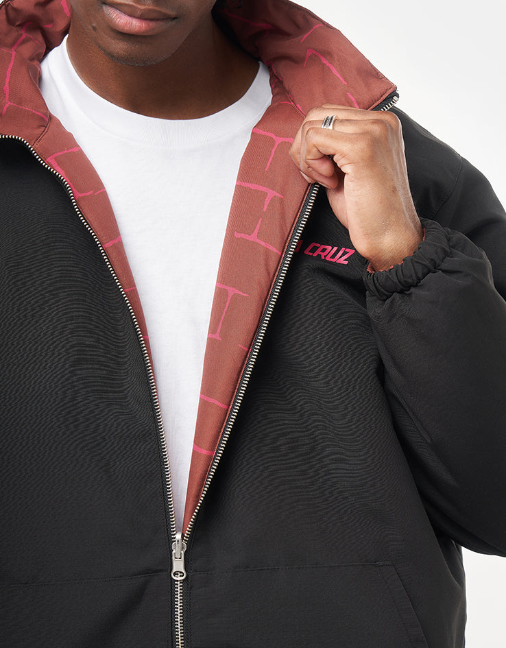 Santa Cruz Mimic Reversible Jacket - Black/Brick