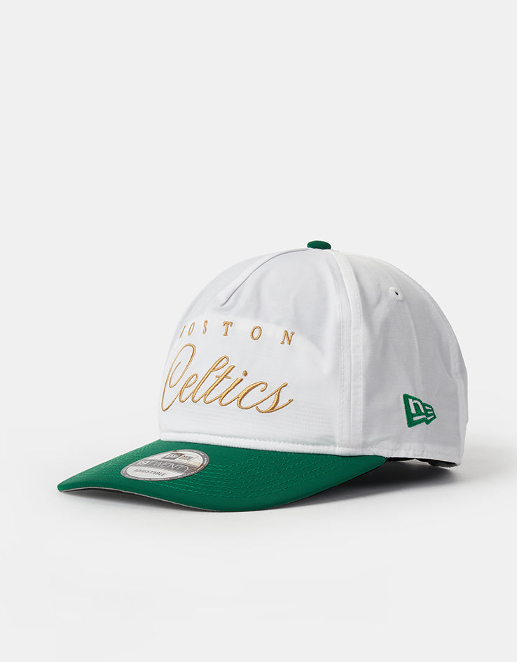 New Era Boston Celtics NBA Draft Golfer Strapback Cap - White/Green