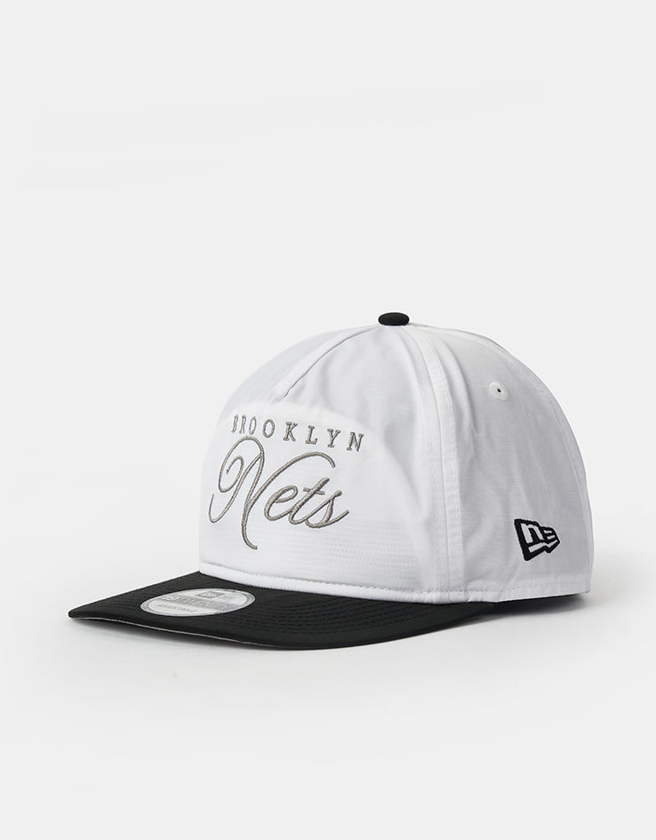 New Era Brooklyn Nets NBA Draft Golfer Strapback Cap - White/Black