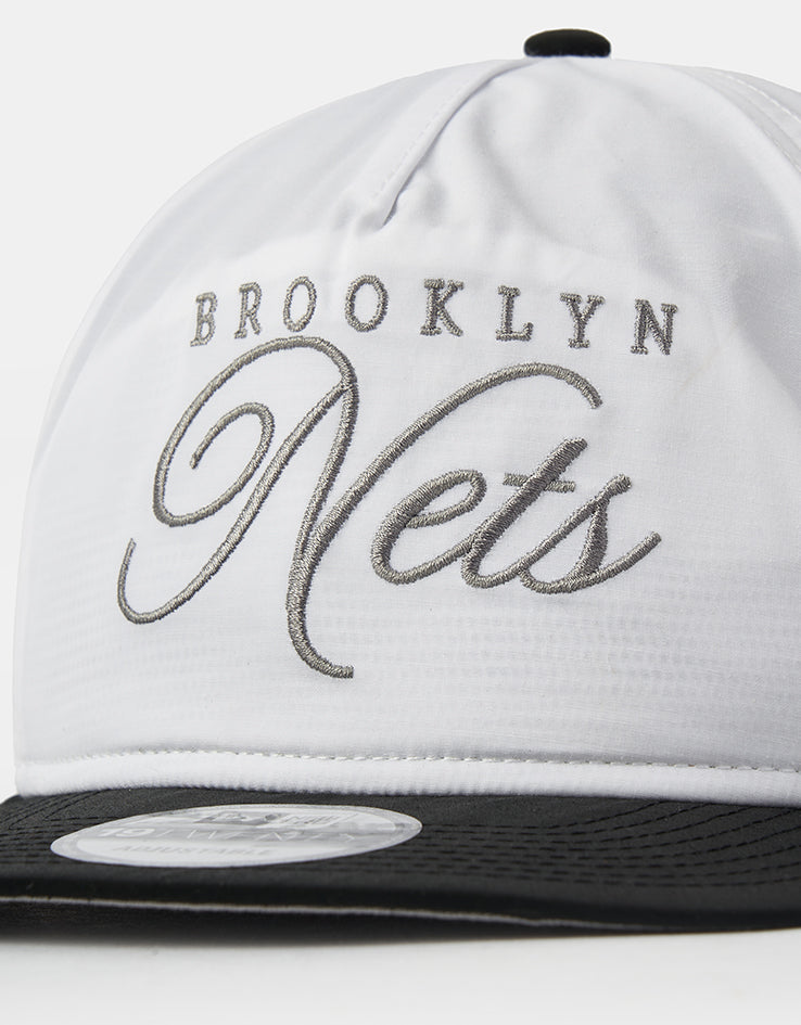 New Era Brooklyn Nets NBA Draft Golfer Strapback Cap - White/Black