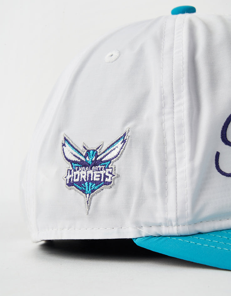 New Era Charlotte Hornets NBA Draft Golfer Strapback Cap - White/Teal