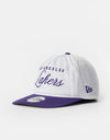 New Era Los Angeles Lakers NBA Draft Golfer Strapback Cap - White/Purple