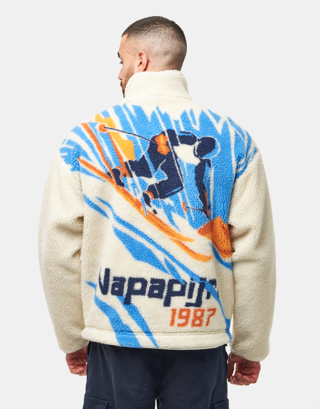 Napapijri Fiemme Fleece - AOP Skier
