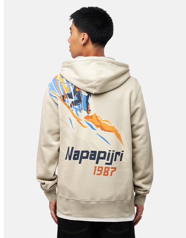Napapijri Fiemme Pullover Hoodie - Will Gray