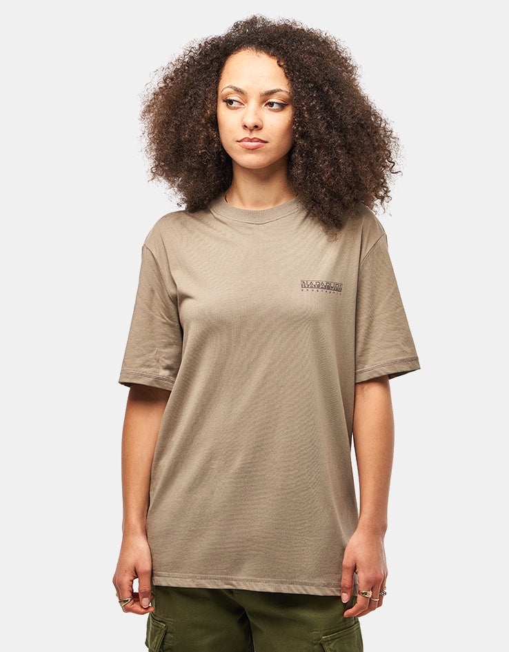 Napapijri Back Graphic T-Shirt - Fallen Rock