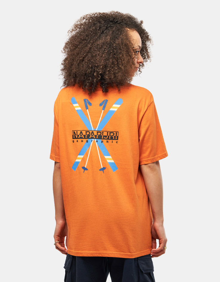 Napapijri Fiemme T-Shirt - Orange Pumpkin