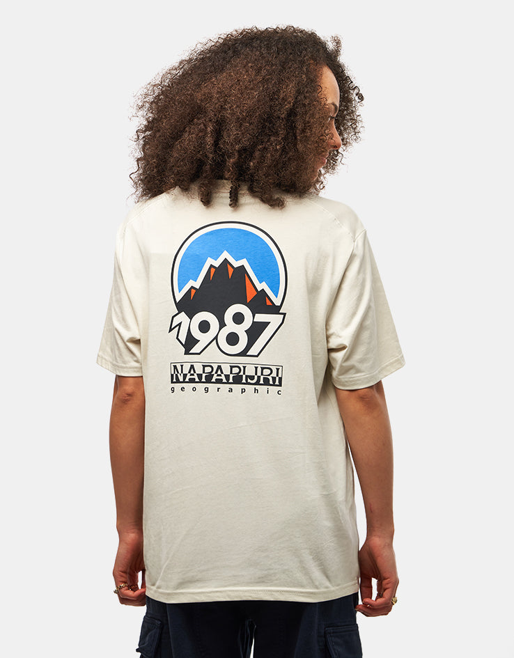 Napapijri Montepiana T-Shirt - Beige Dimity