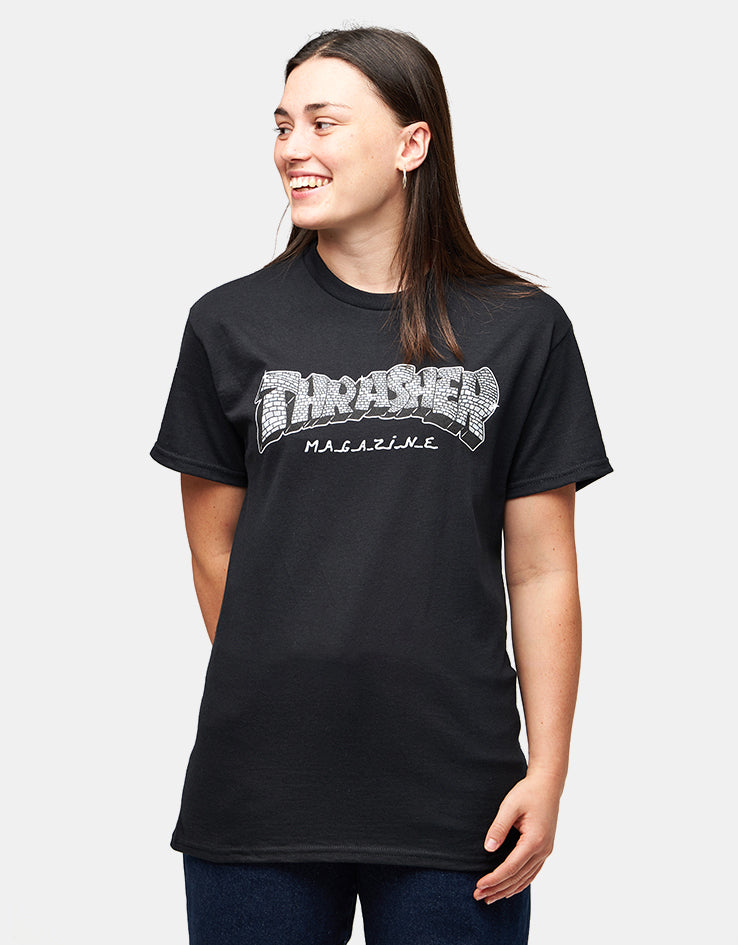 Thrasher Disco (by Kevin 'Spanky' Long) T-Shirt - Black