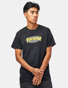 Thrasher Checkered Oval T-Shirt - Black