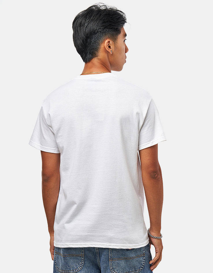 Thrasher Checkered Oval T-Shirt - White