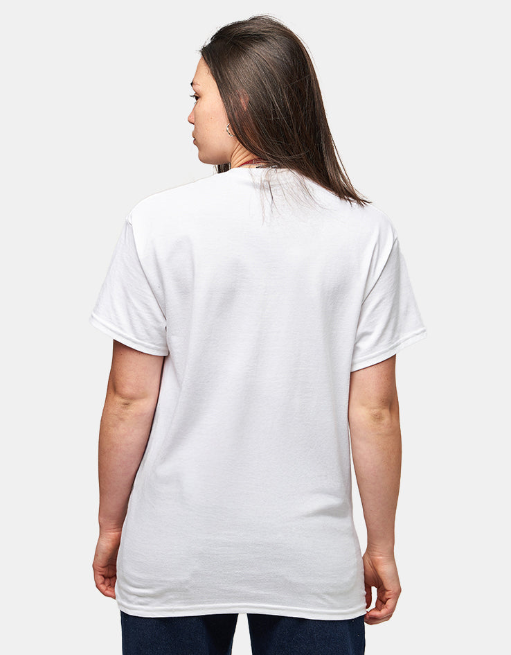 Thrasher Checkered Oval T-Shirt - White