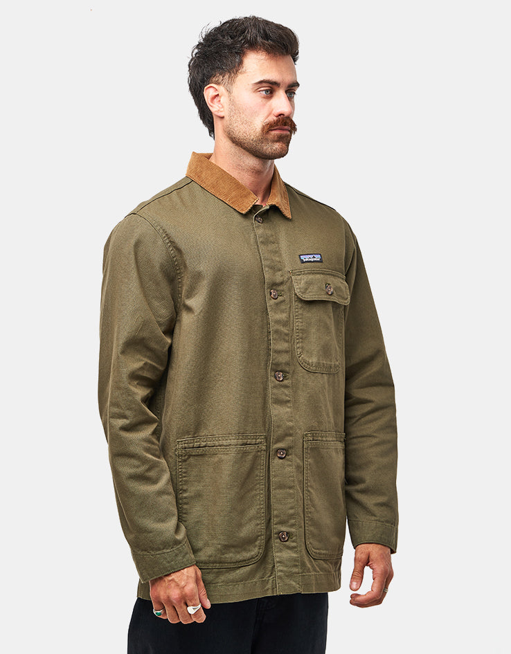 Patagonia Point Reyes Canvas Jacket - Basin Green