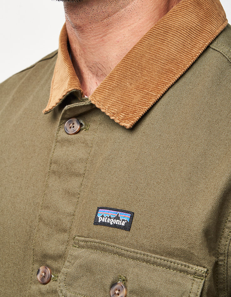 Patagonia Point Reyes Canvas Jacket - Basin Green