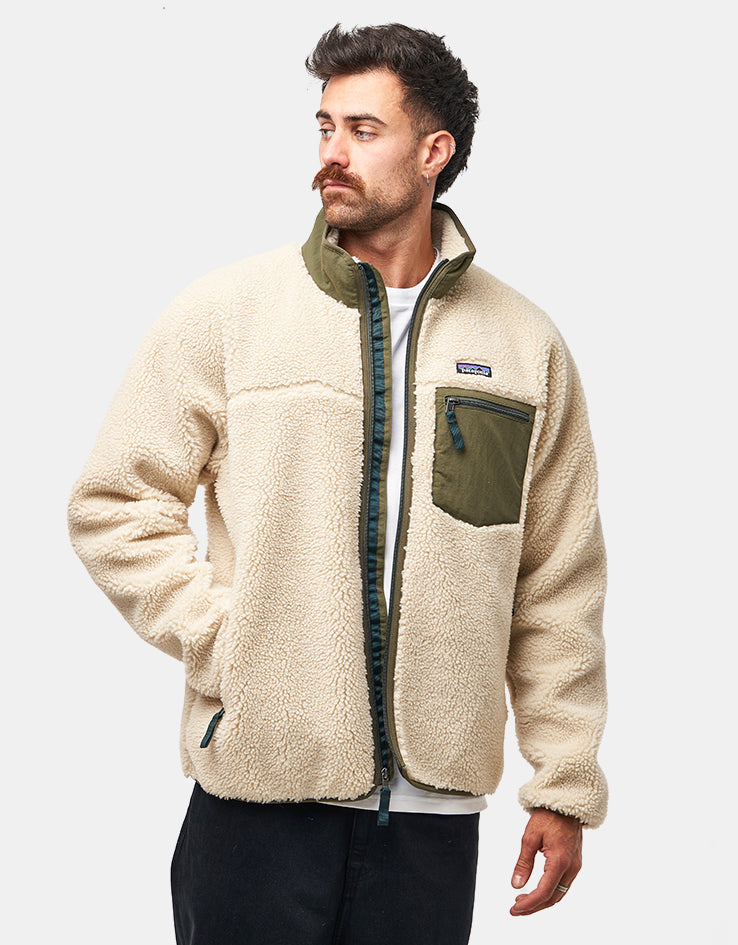 Patagonia Classic Retro-X Jacket - Dark Natural/Basin Green