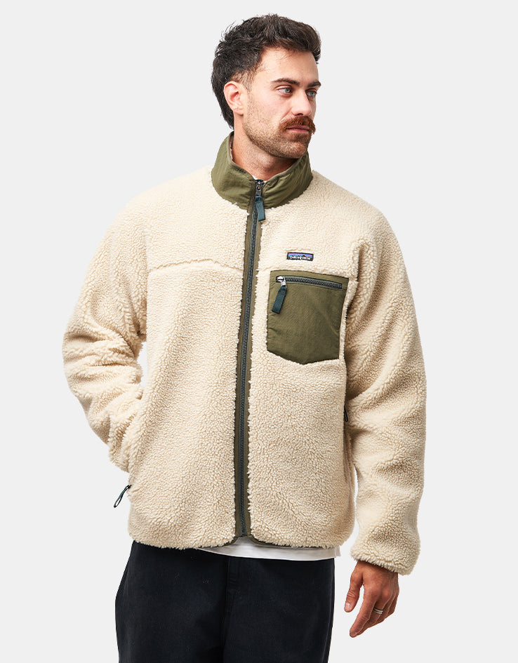 Patagonia Classic Retro-X Jacket - Dark Natural/Basin Green