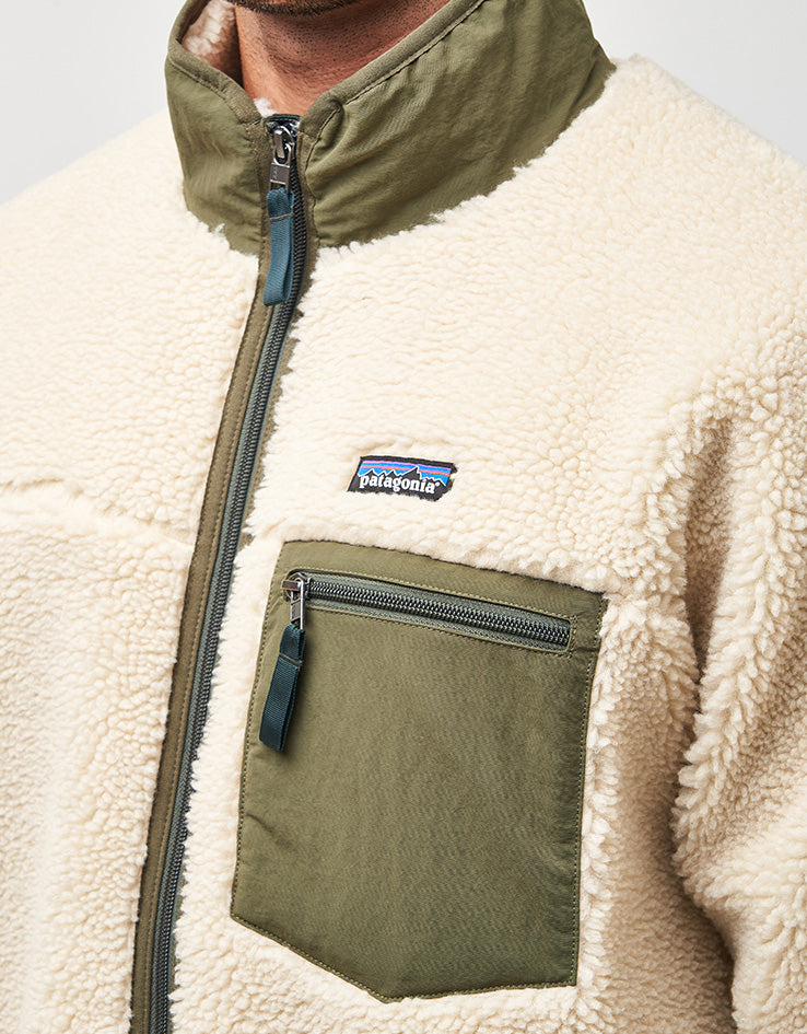 Patagonia Classic Retro-X Jacket - Dark Natural/Basin Green