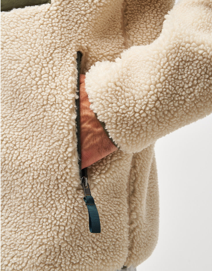 Patagonia Classic Retro-X Jacket - Dark Natural/Basin Green