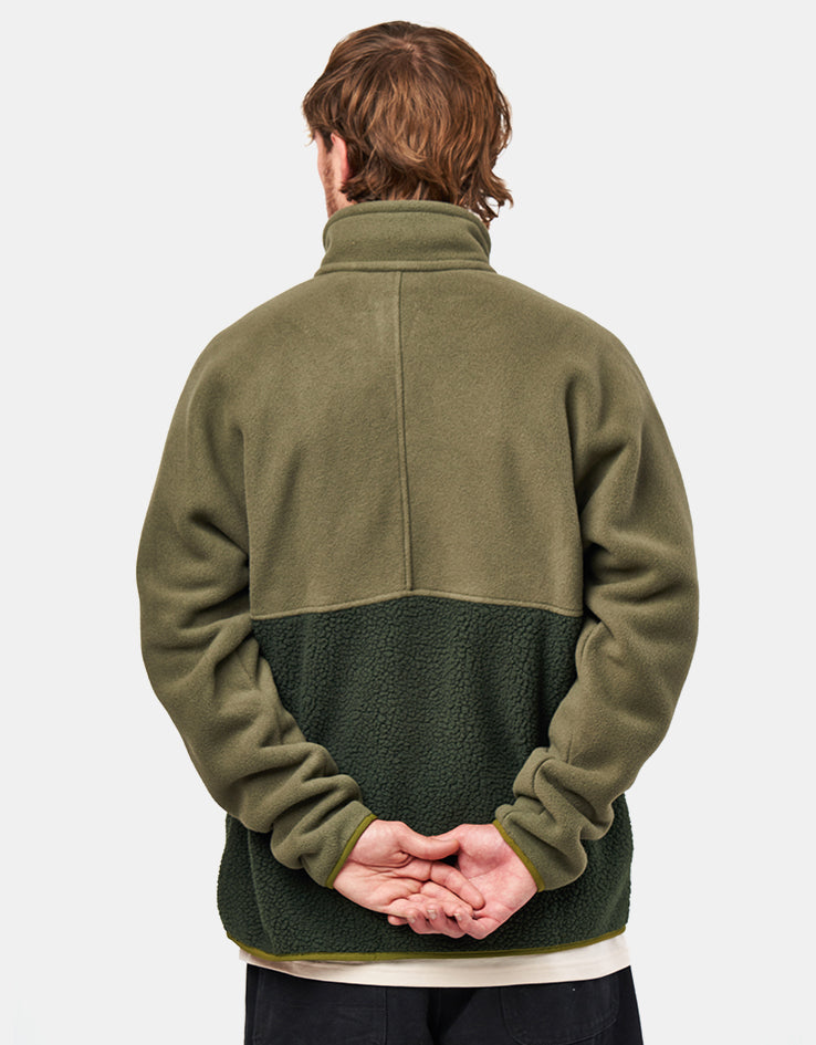Patagonia Retro Pile 1/2 Snap Pullover Fleece - Old Growth Green