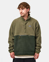 Patagonia Retro Pile 1/2 Snap Pullover Fleece - Old Growth Green