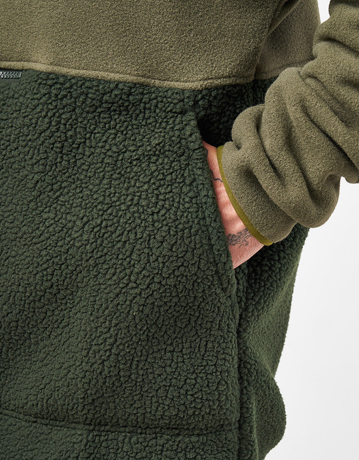 Patagonia Retro Pile 1/2 Snap Pullover Fleece - Old Growth Green