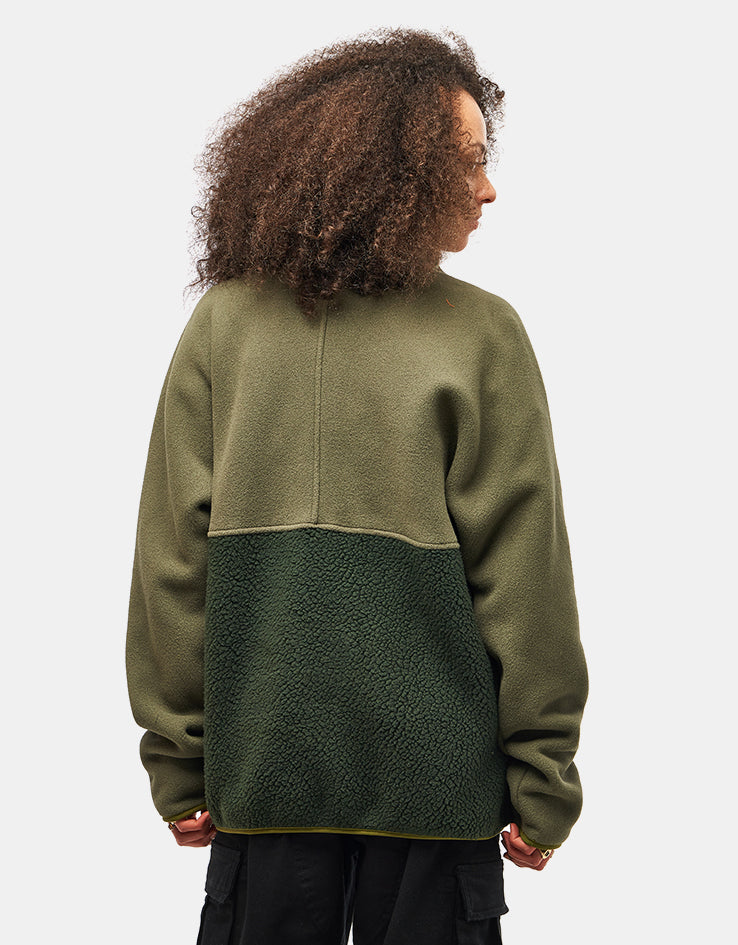 Patagonia Retro Pile 1/2 Snap Pullover Fleece - Old Growth Green