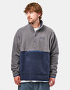 Patagonia Retro Pile 1/2 Snap Pullover Fleece - New Navy/Nickel