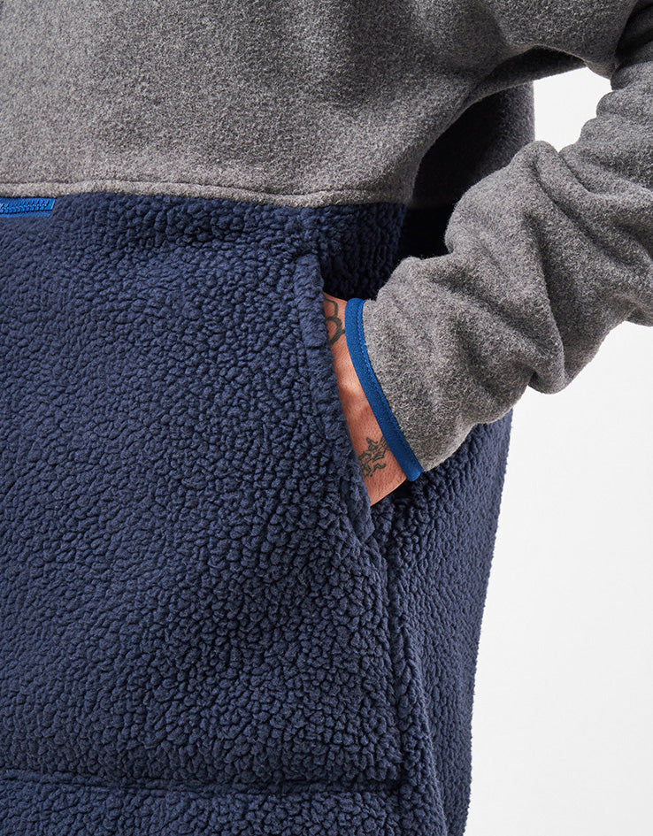 Patagonia Retro Pile 1/2 Snap Pullover Fleece - New Navy/Nickel