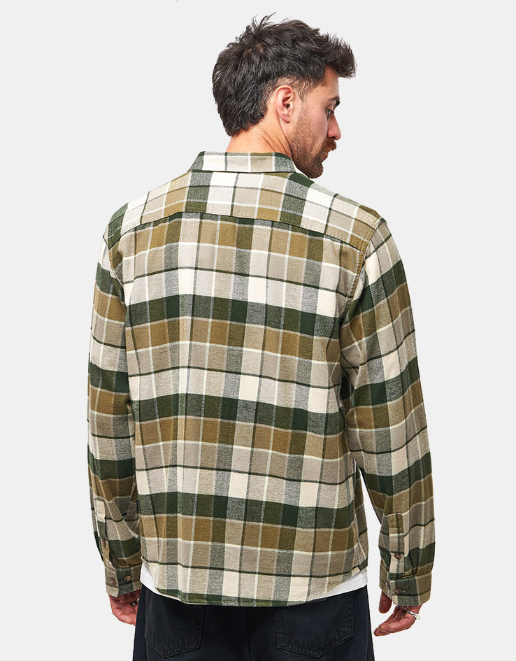 Patagonia Lightweight Fjord L/S Flannel Shirt - Rocky/Old Growth Green
