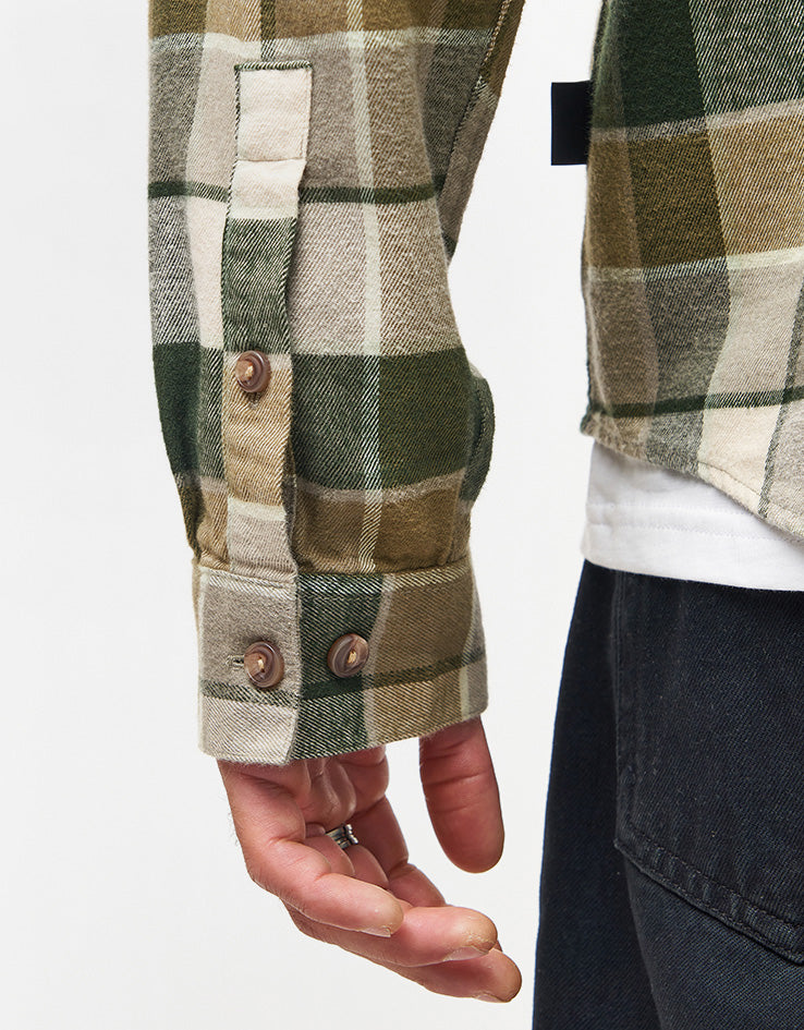 Patagonia Lightweight Fjord L/S Flannel Shirt - Rocky/Old Growth Green