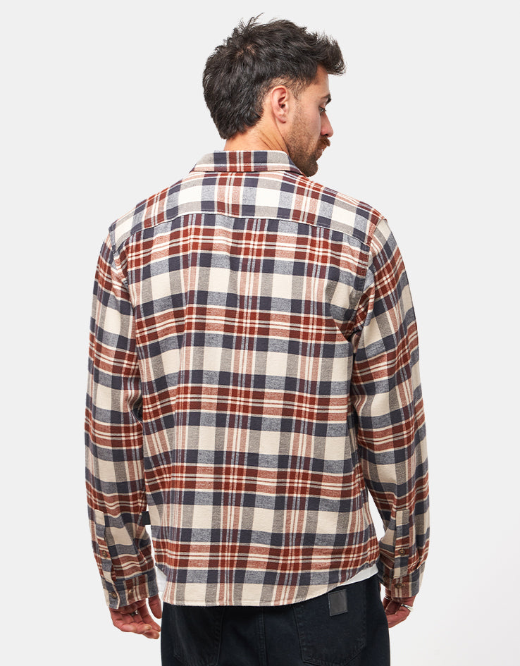 Patagonia Lightweight Fjord L/S Flannel Shirt - Paw/Dried Vanilla