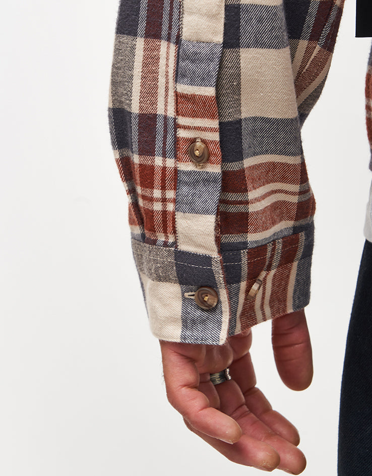 Patagonia Lightweight Fjord L/S Flannel Shirt - Paw/Dried Vanilla