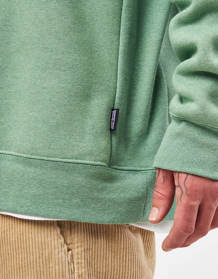 Patagonia Fitz Roy Icon Uprisal Crew Sweatshirt - Ellwood Green