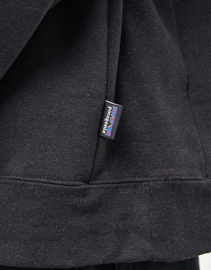 Patagonia Fitz Roy Icon Uprisal Crew Sweatshirt - Ink Black