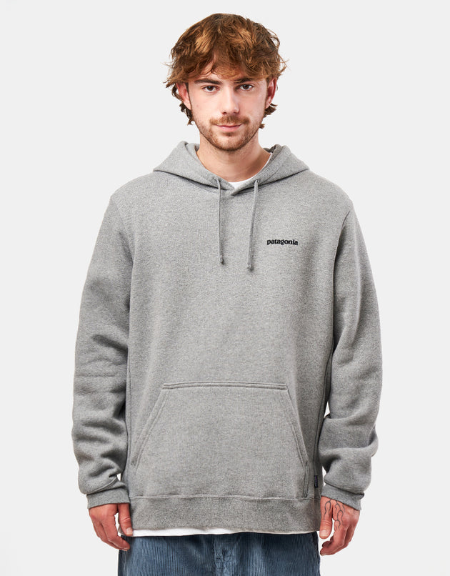 Patagonia Fitz Roy Icon Uprisal Pullover Hoodie - Gravel Heather