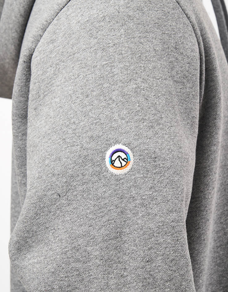 Patagonia Fitz Roy Icon Uprisal Pullover Hoodie - Gravel Heather