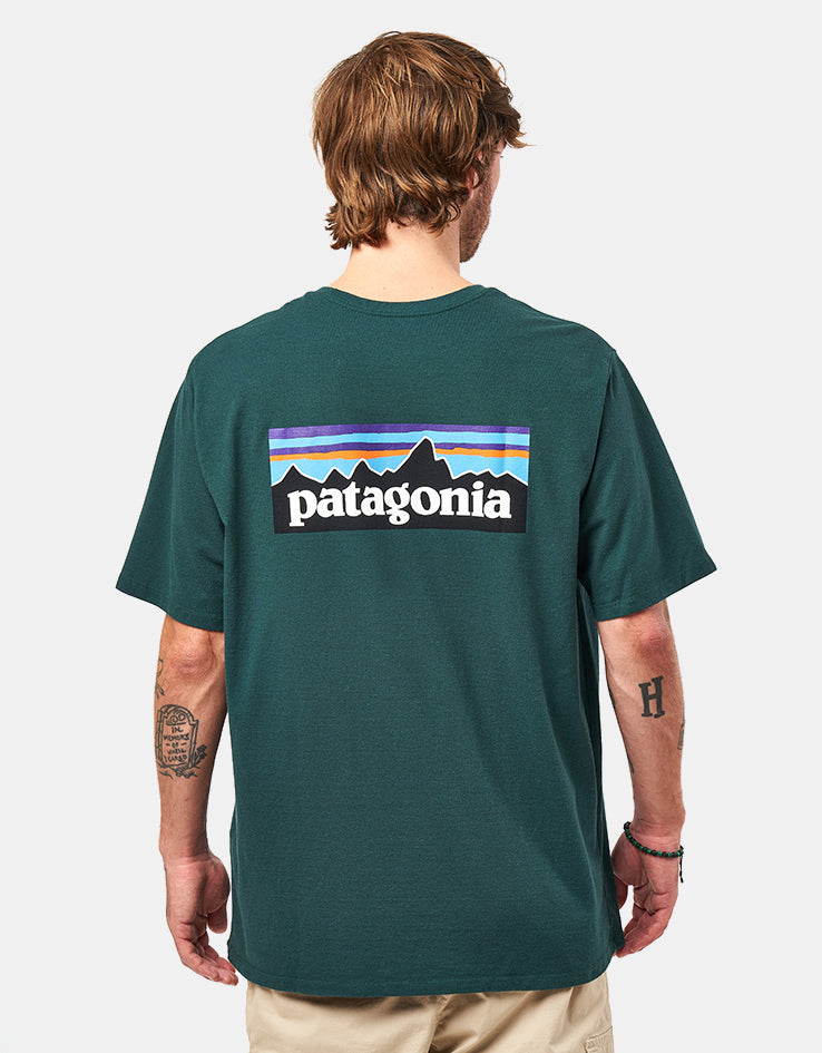 Patagonia P-6 Logo Responsibili-Tee T-Shirt - Cascade Green