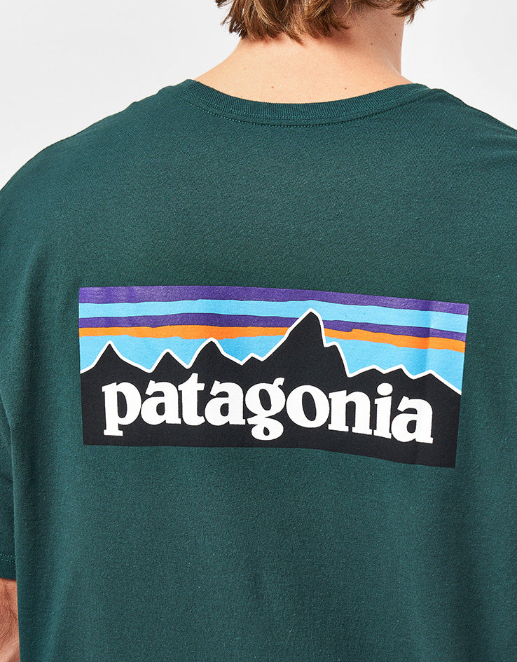 Patagonia P-6 Logo Responsibili-Tee T-Shirt - Cascade Green