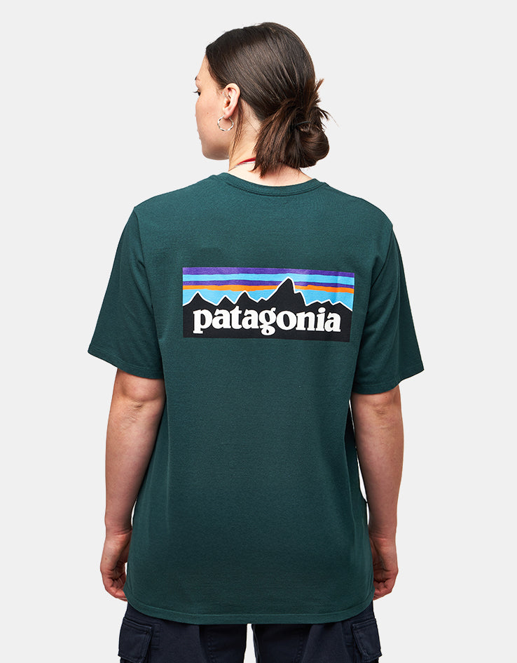 Patagonia P-6 Logo Responsibili-Tee T-Shirt - Cascade Green