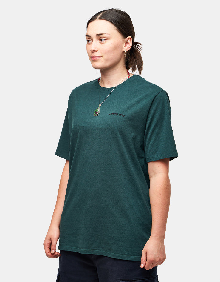 Patagonia P-6 Logo Responsibili-Tee T-Shirt - Cascade Green