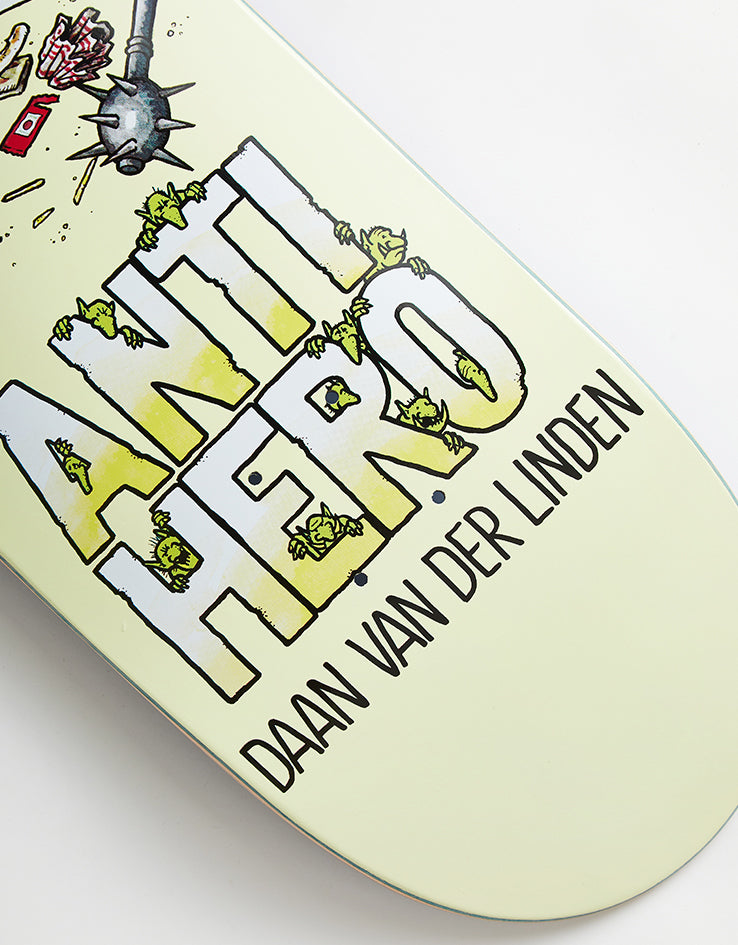 Anti Hero Daan Trolls Skateboard Deck - 8.5"