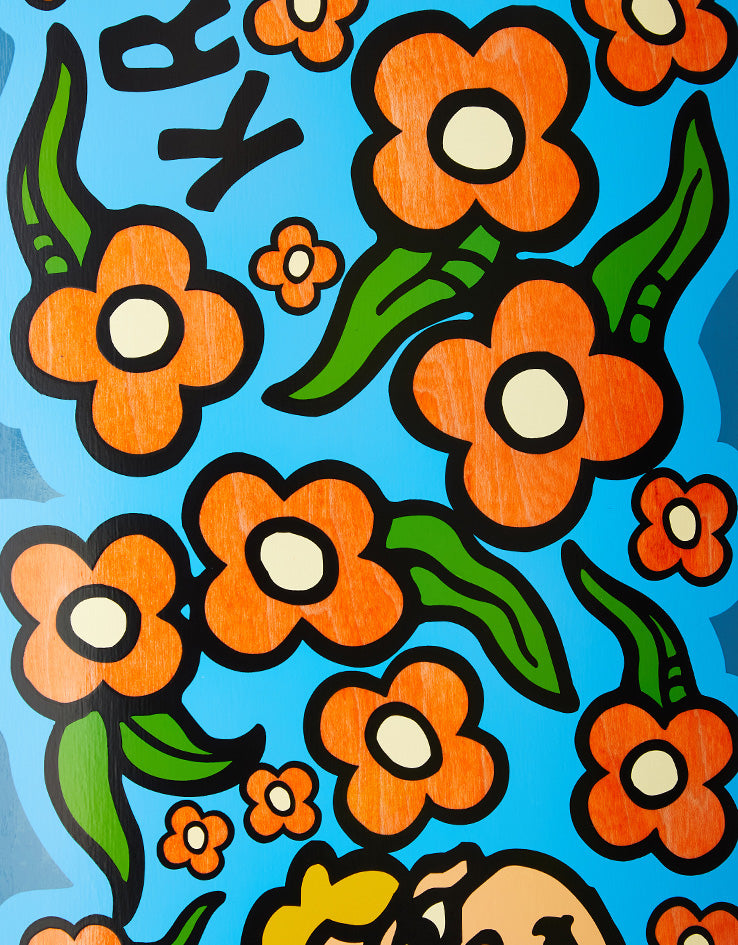 Krooked Sweatpants Redux Skateboard Deck - 8.5"