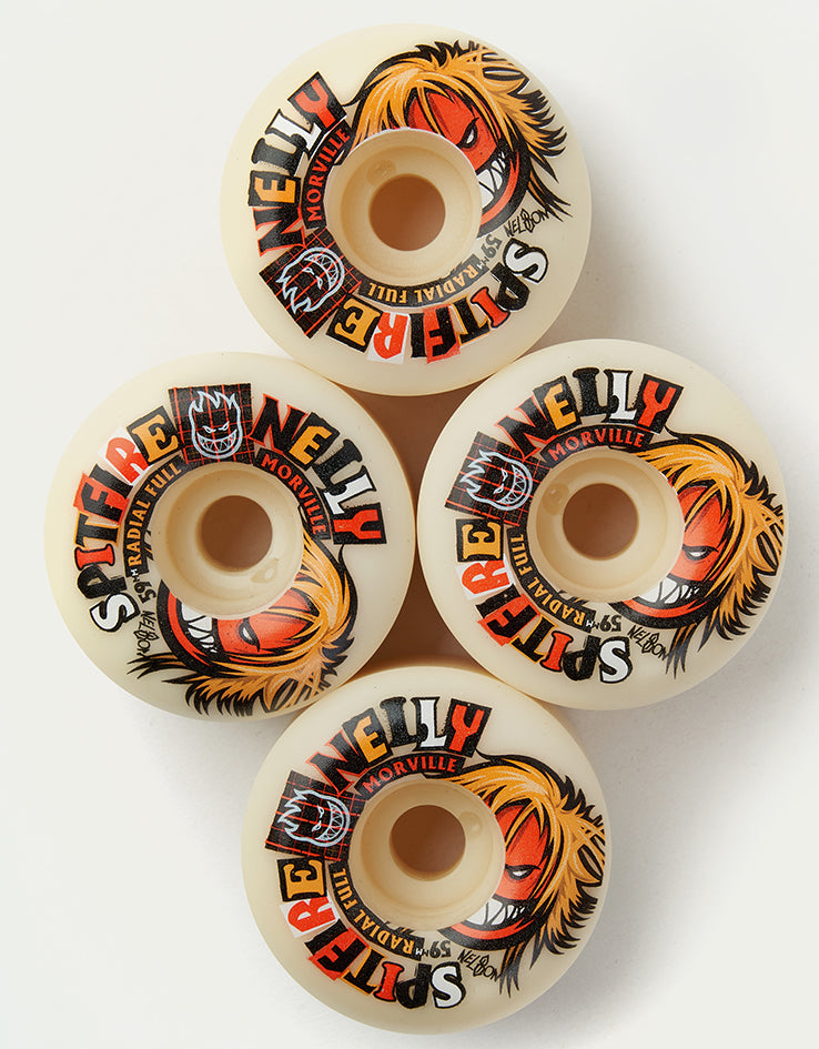 Spitfire Nelly Morville Rough Cut Formula Four Radial Full 99d Skateboard Wheels