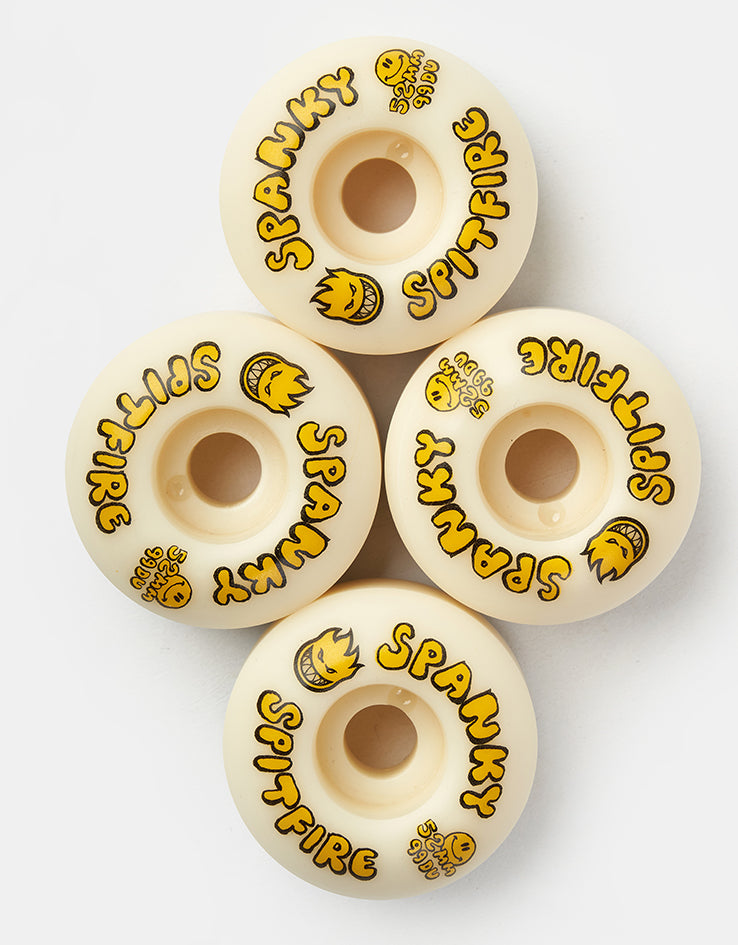 Spitfire Spanky Happy Formula Four Classic 99d Skateboard Wheels - 52mm