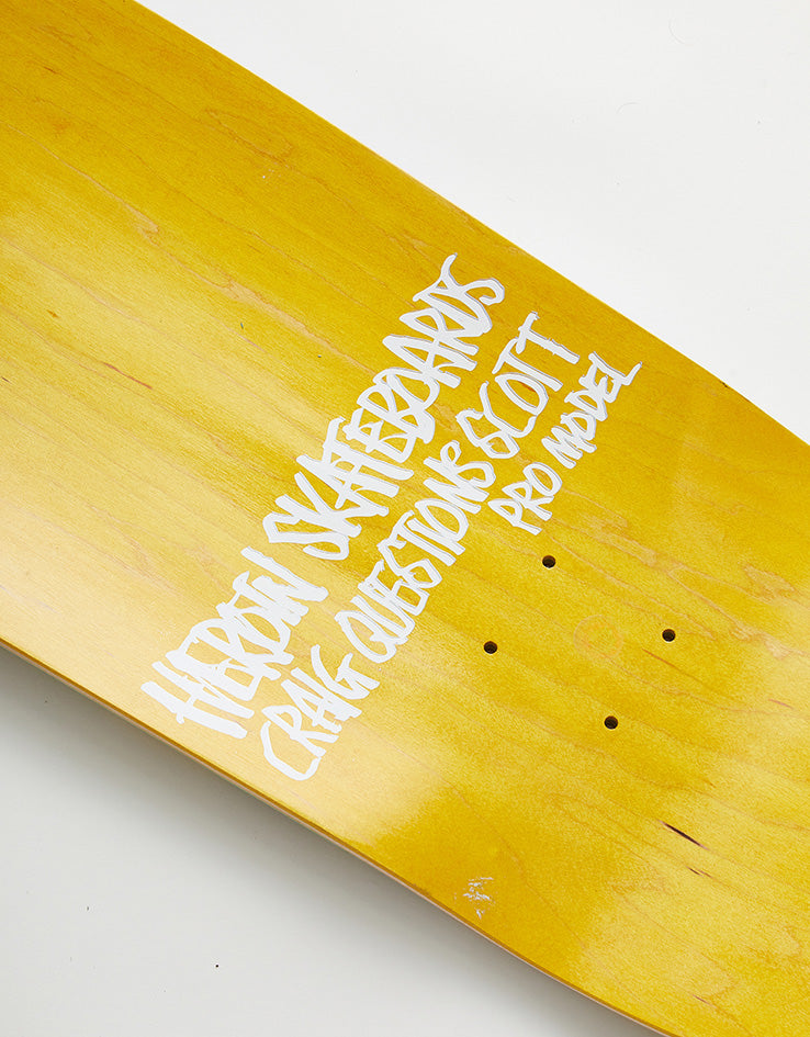 Heroin Craig Questions Goldrush Skateboard Deck - 10"
