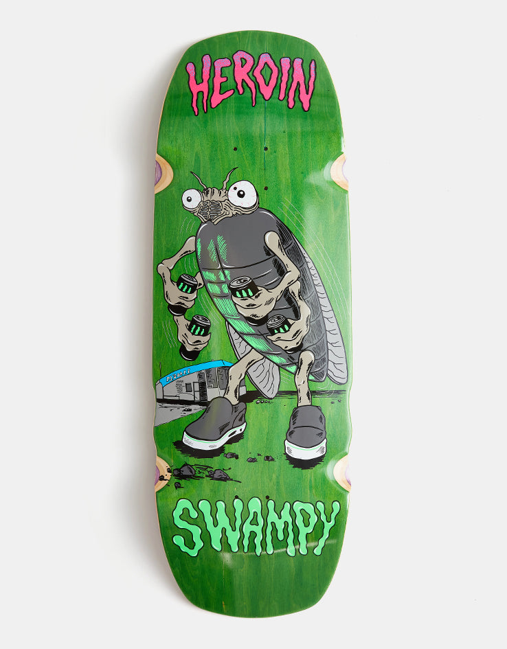 Heroin Swampy Bug Skateboard Deck - 10.75"