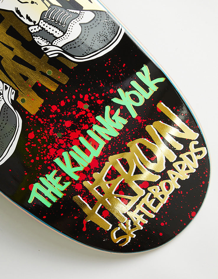 Heroin Killing Yolk Skateboard Deck - 9.25"