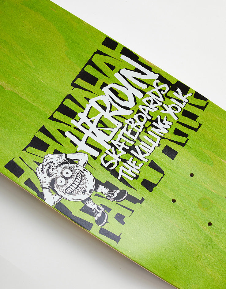 Heroin Killing Yolk Skateboard Deck - 9.25"