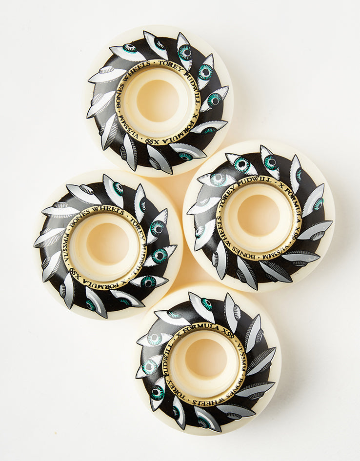 Bones Pudwill Eyeing Saucer X-Formula V1 Standard 99a Skateboard Wheels - 53mm