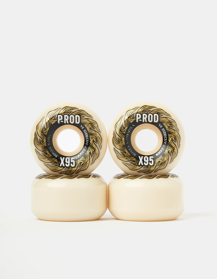 Bones Rodriguez P-Rod Pro X-Formula V5 Sidecut 95a Skateboard Wheels