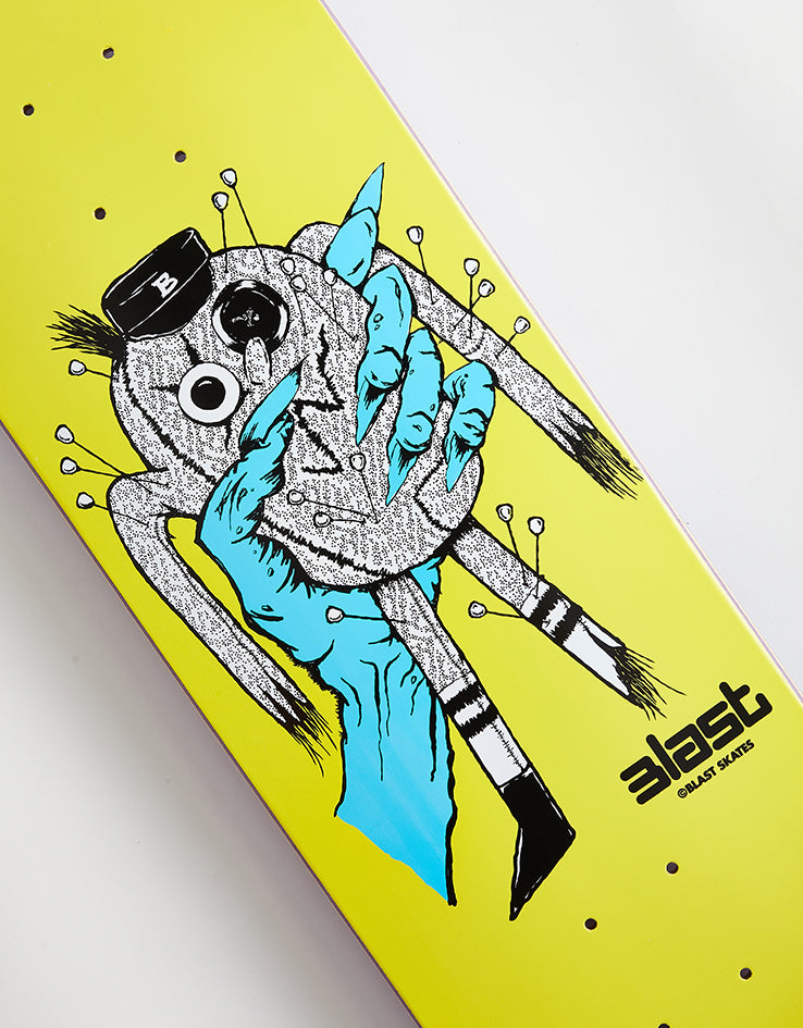 Blast Skates Voodoo Mascot 'SQUARE TAIL' Skateboard Deck - 8.5"